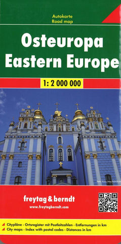 Buy map Eastern Europe : road map 1:2 000 000