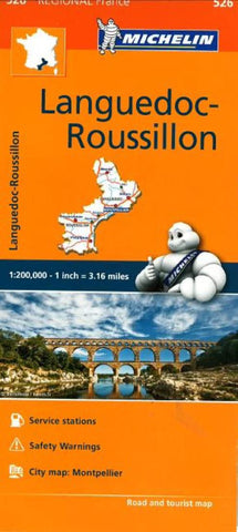Buy map Languedoc, Roussillon (526) by Michelin Maps and Guides