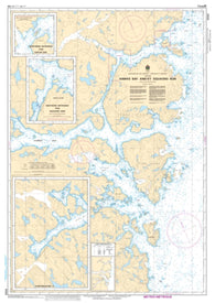 Buy map Hawke Bay and/et Squasho Run by Canadian Hydrographic Service