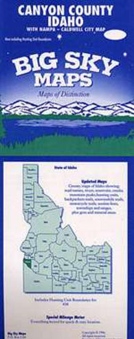 Buy map Canyon County, Idaho by Big Sky Maps