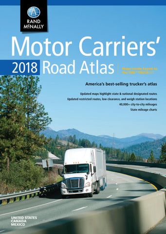 Buy map United States, 2018 Motor Carriers Road Atlas by Rand McNally