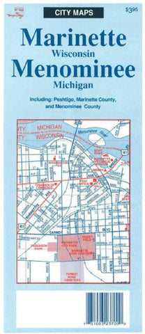 Buy map Marinette-Menominee,WI by The Seeger Map Company Inc.