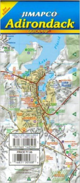 Buy map Adirondack, New York, Quickmap by Jimapco