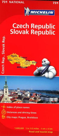 Buy map Czech and Slovak Republics (731) by Michelin Maps and Guides