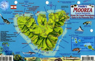 Buy map Moorea, French Polynesia, Guide to the Polynesian Reef by Frankos Maps Ltd.