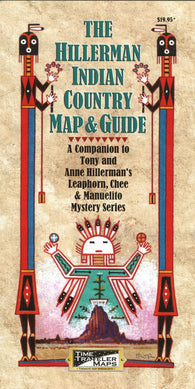 Buy map The Hillerman Indian Country Map and Guide by Time Traveler Maps