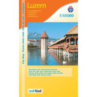 Buy map Fribourg City Plan with 9 Surrouding Localities