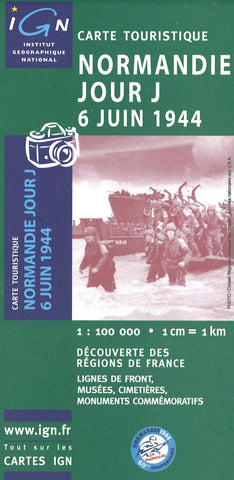 Buy map Normandie Jour J 6 Juin 1944