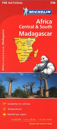 Buy map Africa : central & south : Madagascar : Road and tourist map : 1:4,000,000