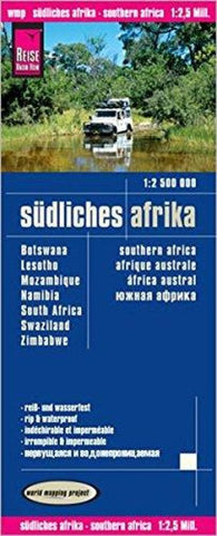 Buy map Africa, Southern (Botswana, Lesotho, Mozambique, Namibia, South Africa, Swaziland, Zimbabwe) by Reise Know-How Verlag