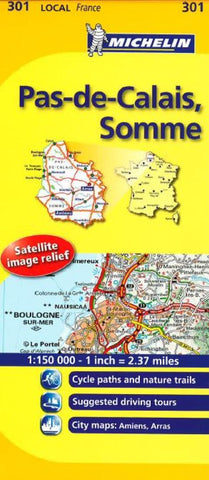 Buy map Pas-de-Calais, Somme (301) by Michelin Maps and Guides