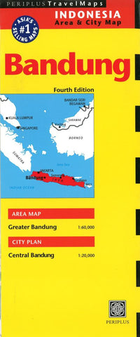 Buy map Bandung, Indonesia by Periplus Editions