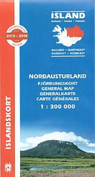 Buy map Northeast Iceland Map