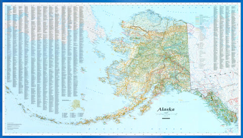 Buy map Alaska Wall Map by Imus Geographics