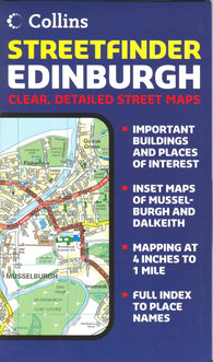 Buy map Collins streetfinder Edinburgh