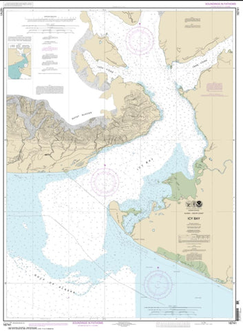 Buy map Icy Bay (16741-12) by NOAA