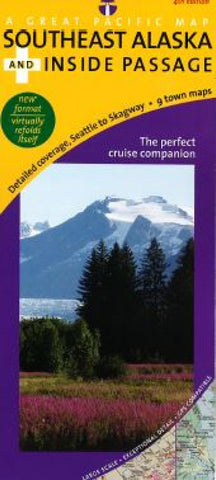 Buy map Alaska, Southeast and Inside Passage, Road and Recreation by Great Pacific Recreation & Travel Maps