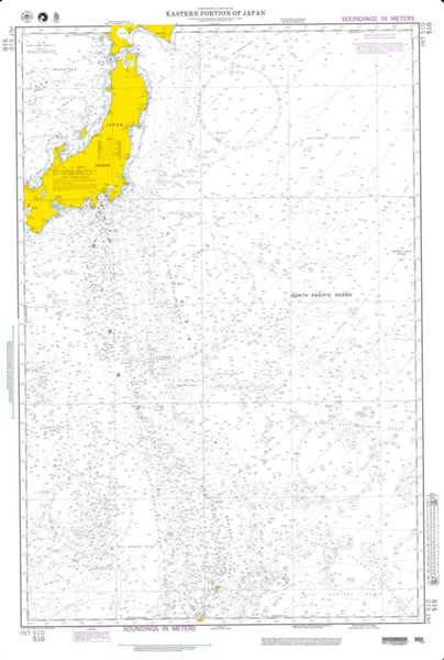 Buy map Eastern Portion Of Japan (NGA-510-3) by National Geospatial-Intelligence Agency