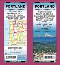 Buy map Portland, Oregon, Regional by GM Johnson