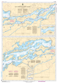 Buy map Ile St. Regis to/a Croil Islands by Canadian Hydrographic Service