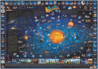 Buy map Dinos Illustrated Map of the Solar System : 38 x 54