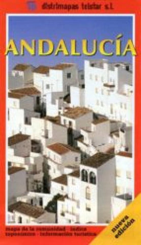 Buy map Andalucia, Spain by Distrimapas Telstar, S.L.