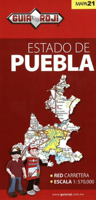 Buy map Puebla, Mexico, State Map by Guia Roji