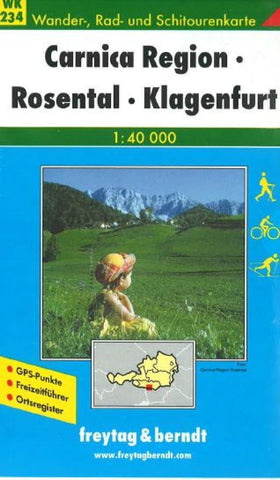Buy map Carnica Region, Rosental and Klagenfurt, WK 234 by Freytag-Berndt und Artaria