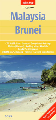 Buy map Malaysia and Brunei by Nelles Verlag GmbH