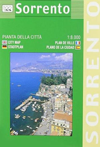 Buy map Sorrento, Italy by Litografia Artistica Cartografica