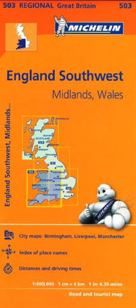 Buy map Wales, West Country and the Midlands (503) by Michelin Maps and Guides