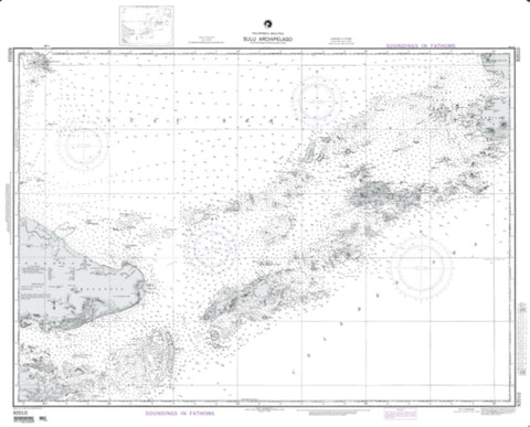 Buy map Sulu Archipelago (NGA-92010-3) by National Geospatial-Intelligence Agency