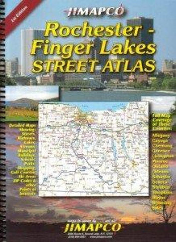 Buy map Rochester and Finger Lanes, New York, Road Atlas by Jimapco