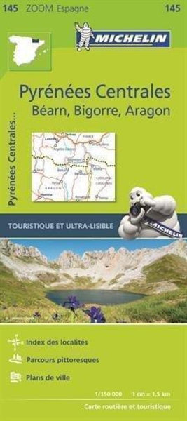 Buy map Pyrénées centrales carte routière et touristique 1/150 000 : Béarn, Bigorre, Aragon