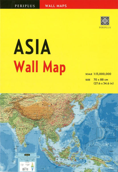 Buy map Asia Wall Map by Periplus Editions
