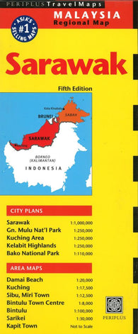 Buy map Sarawak, Malaysia Regional Map by Periplus Editions