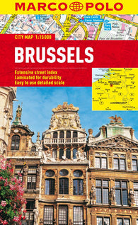 Buy map Brussels, Belgium by Marco Polo Travel Publishing Ltd