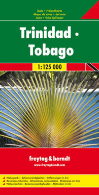 Buy map Trinidad and Tobago by Freytag-Berndt und Artaria