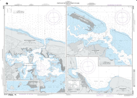 Buy map Plans On The North Coast Of Cuba; Panel A: Bahia De Sagua De Tanamo (NGA-26245-16) by National Geospatial-Intelligence Agency