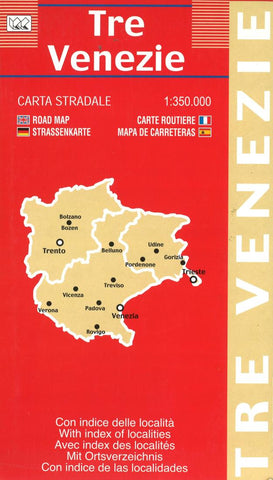 Buy map Tre Venezie, Italy by Litografia Artistica Cartografica