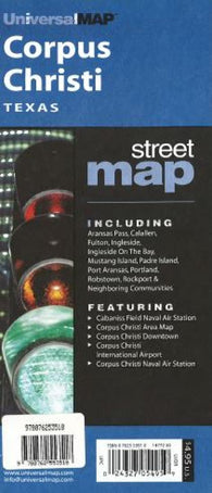 Buy map Corpus Christi, Texas by Kappa Map Group