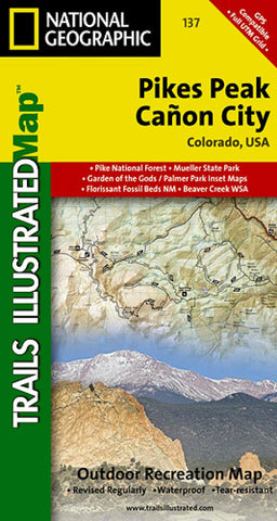 Buy map Pikes Peak and Canon City Trail Map