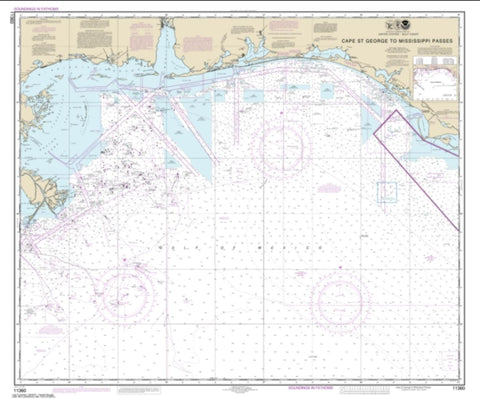 Buy map Cape St. George to Mississippi Passes (11360-44) by NOAA