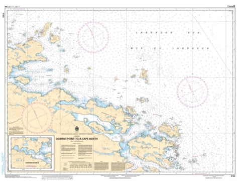 Buy map Domino Point to/a Cape North by Canadian Hydrographic Service