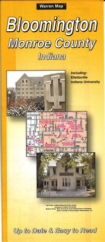Buy map Bloomington and Monroe County, Indiana by The Seeger Map Company Inc.