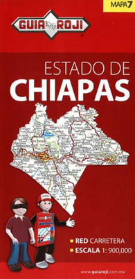 Buy map Chiapas, Mexico, State Map by Guia Roji