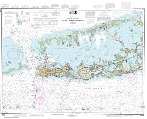 Buy map Intracoastal Waterway Sugarloaf Key To Key West (11446-33) by NOAA