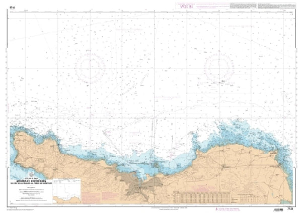 Buy map Abords de Cherbourg - Du Cap de La Hague a la Pointe de Barfleur by SHOM