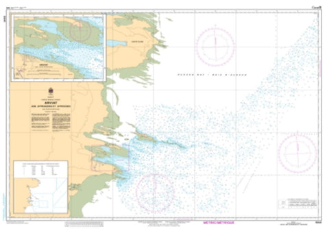 Buy map Arviat and Approaches/et Approches by Canadian Hydrographic Service