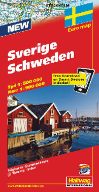 Buy map Sverige : euro map = Schweden : = Sweden : road map